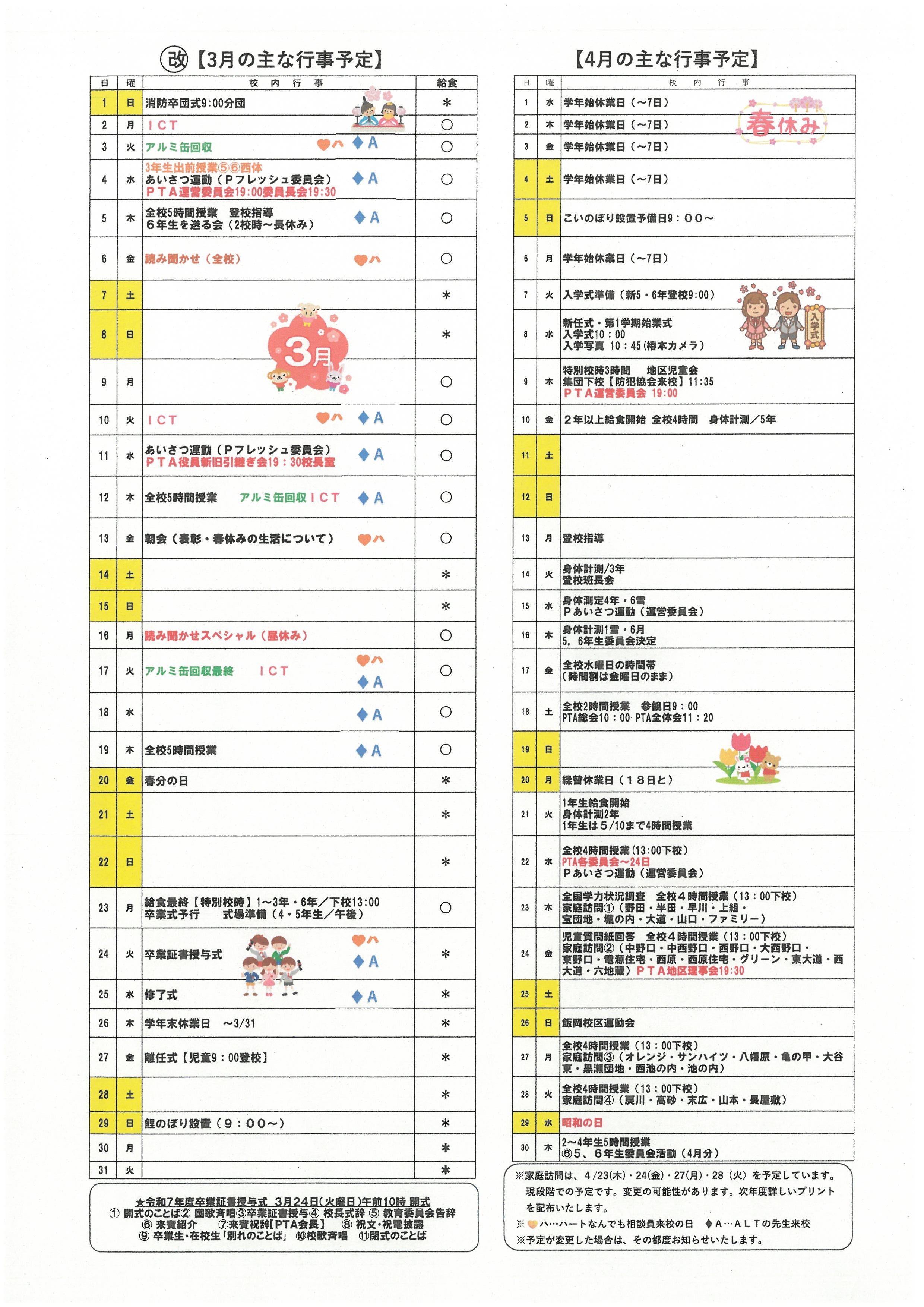 学校だより３月号②